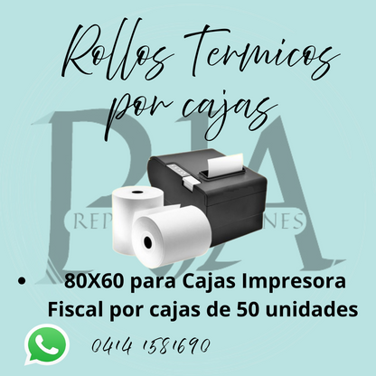 Rollos termicos 80x60
